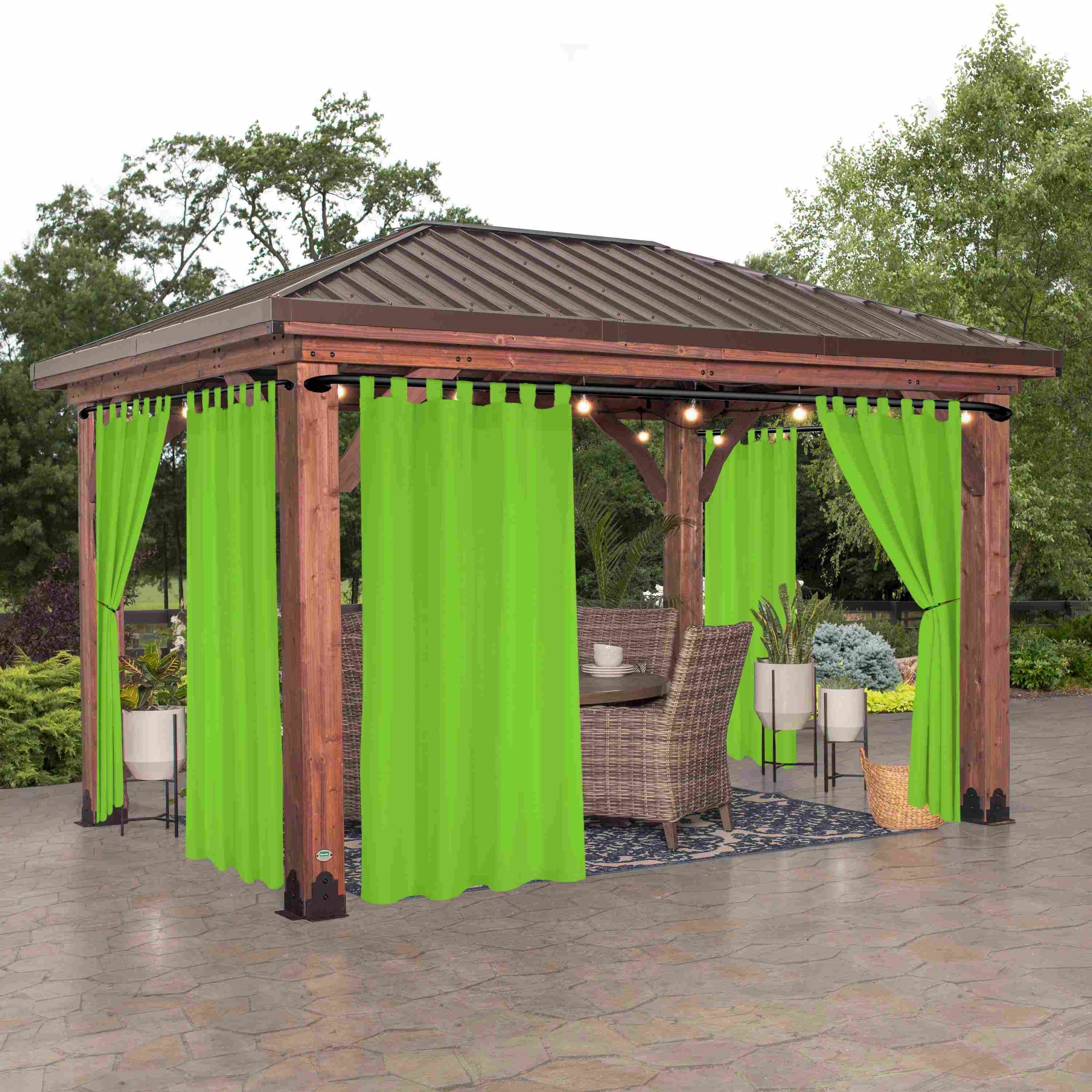 Rideau extérieur occultant pour pergola et terrasse – 1 panneau