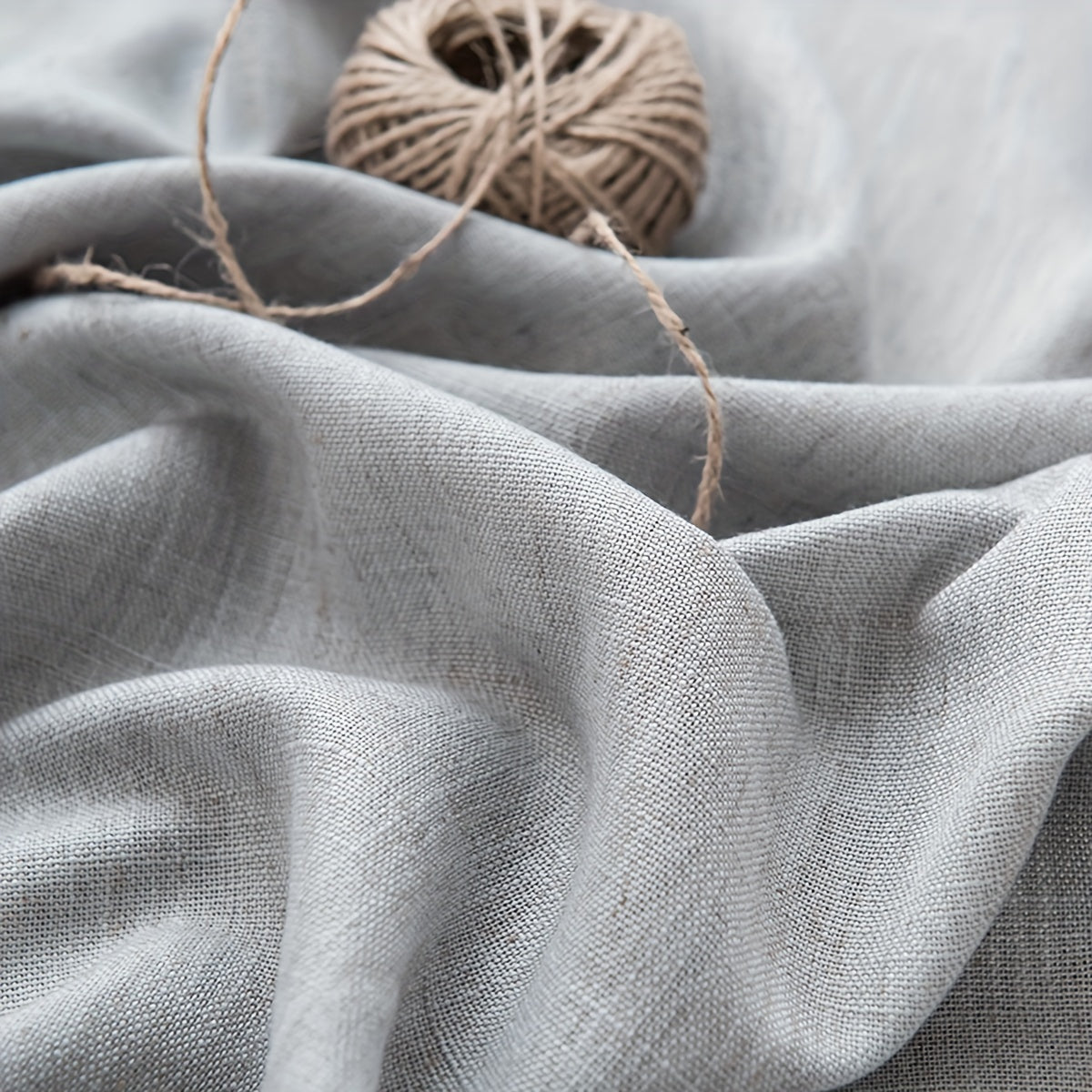 Rideau japonais uni tamisant en polyester effet lin pour salon et chambre