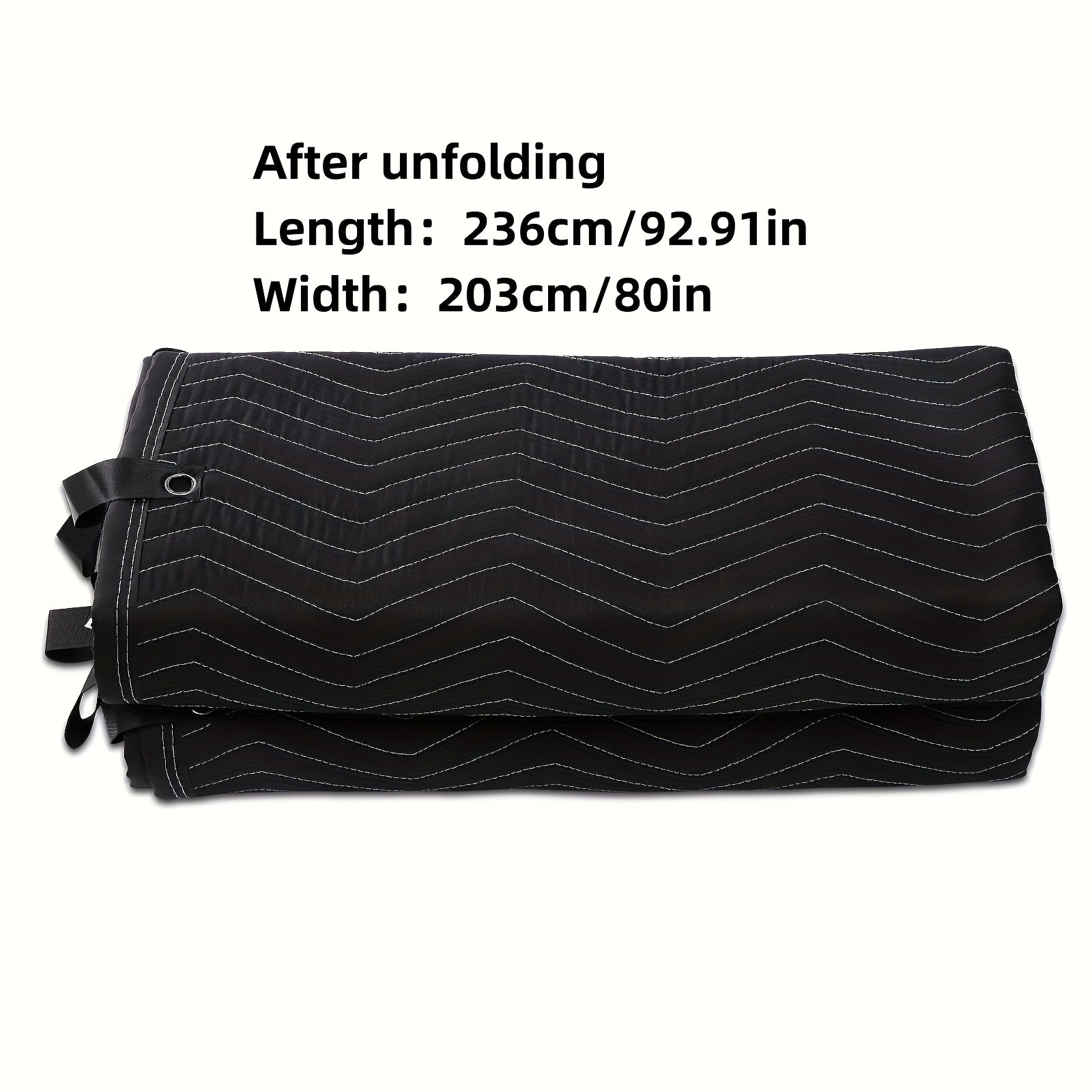 Rideau phonique occultant en polyester noir avec œillets – isolation studio