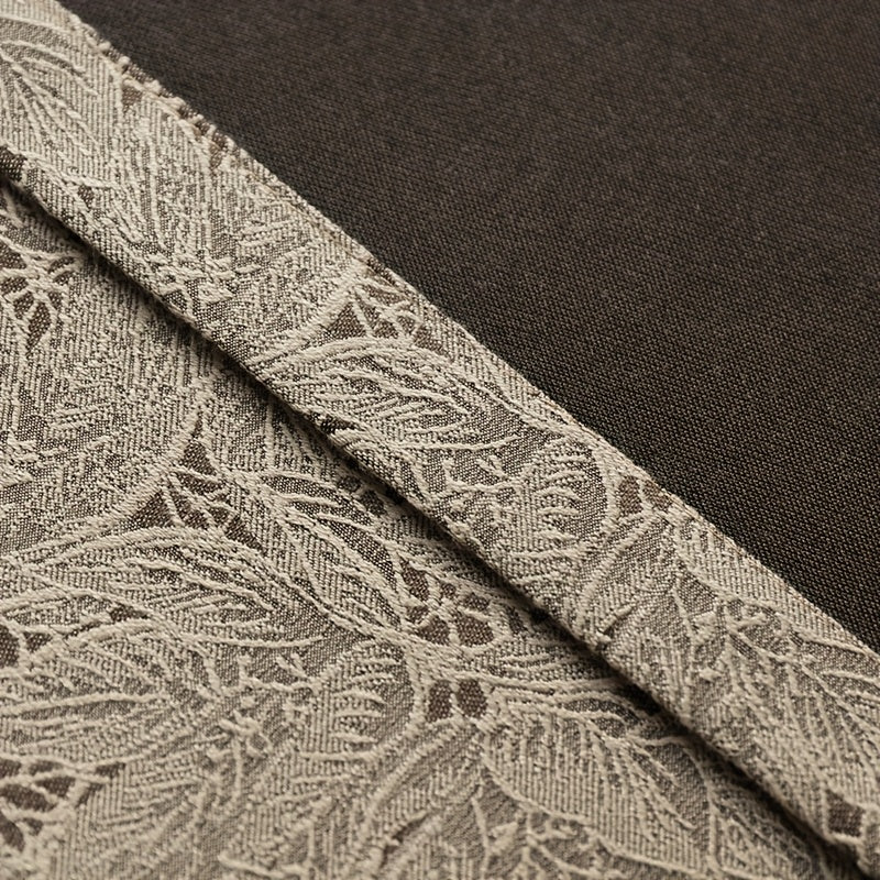 Rideau occultant jacquard feuille épais isolant thermique pour chambre