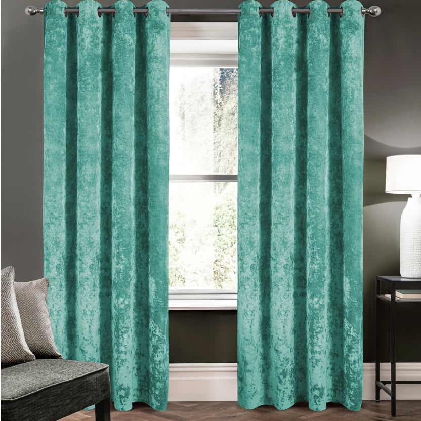 Rideau occultant en velours épais 140x260 cm pour chambre