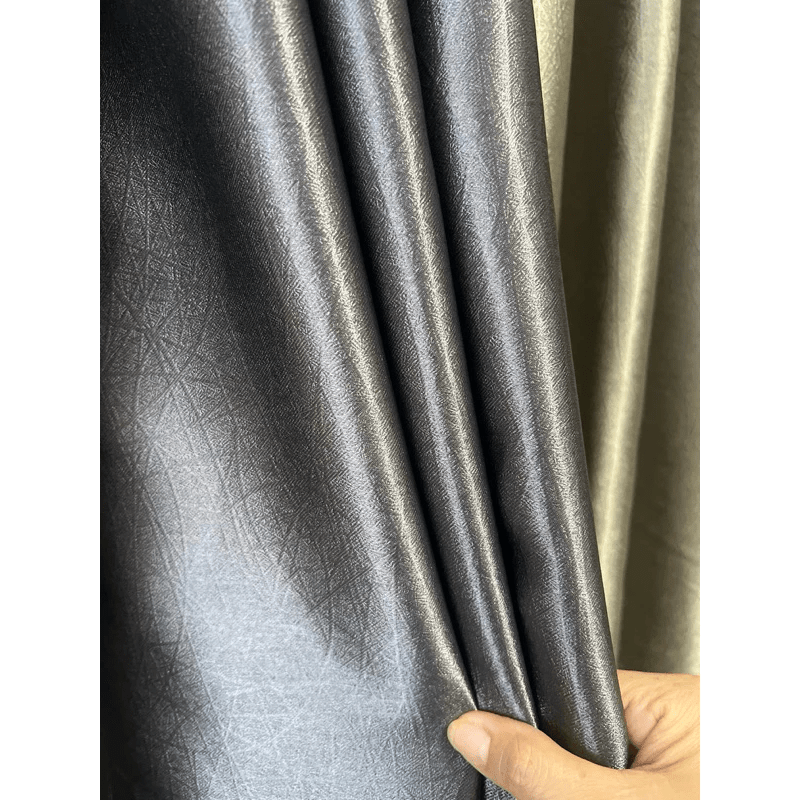 Rideau occultant thermique gris foncé épais pour chambre et salon