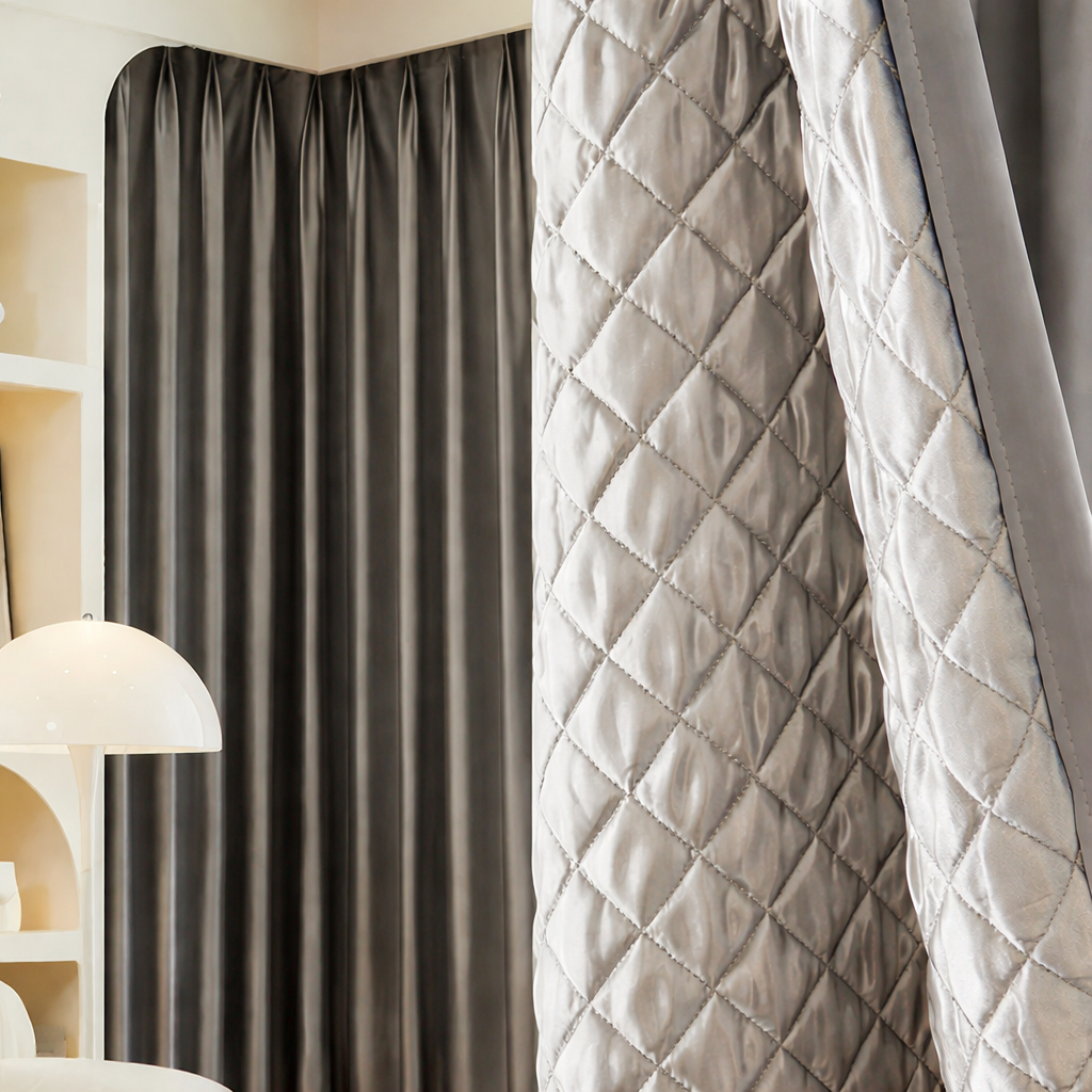 Rideau occultant insonorisant thermique pour salon et chambre