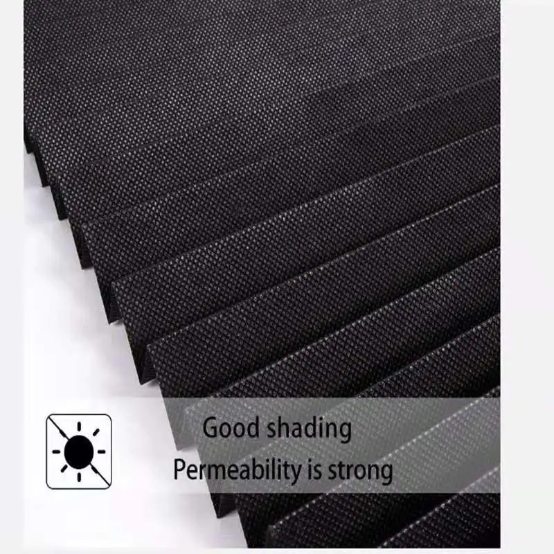Stores plissés adhésifs – Protection solaire, filtre de lumière, installation facile sans perçage
