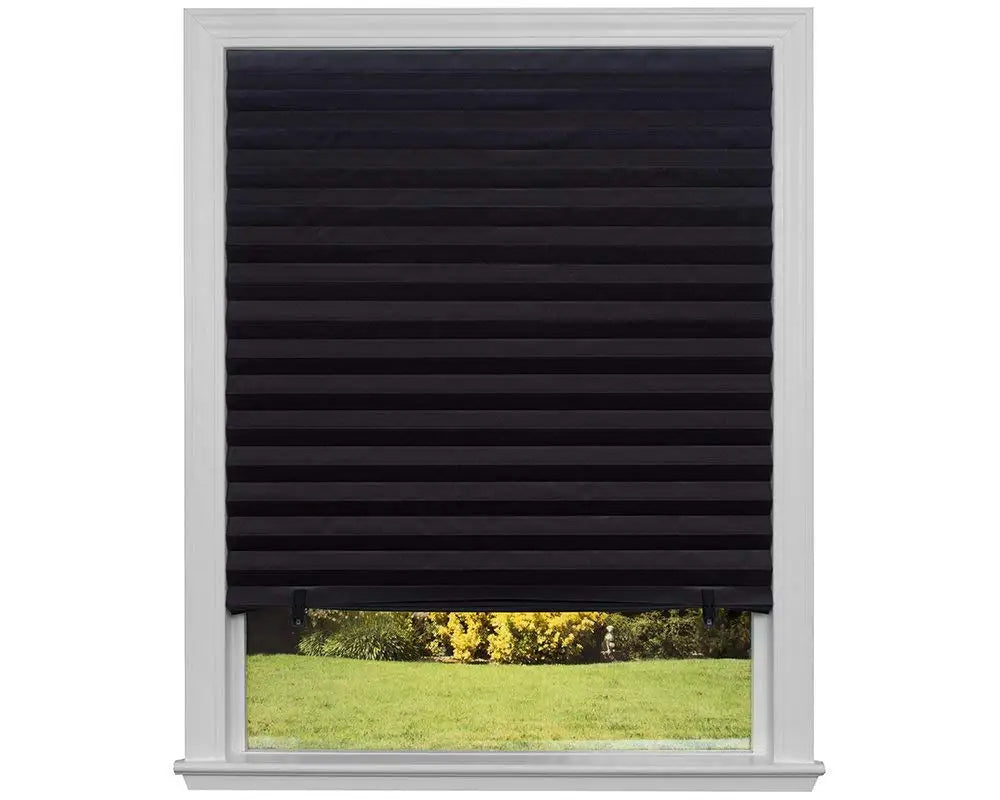 Stores plissés adhésifs – Protection solaire, filtre de lumière, installation facile sans perçage