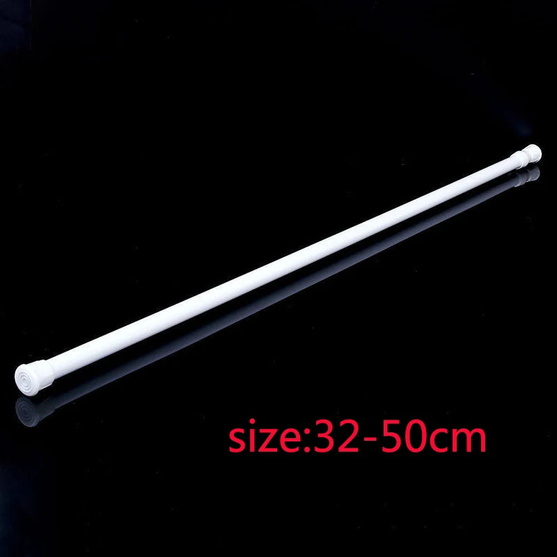 Tringle extensible à pression sans perçage en métal réglable pour rideau et placard