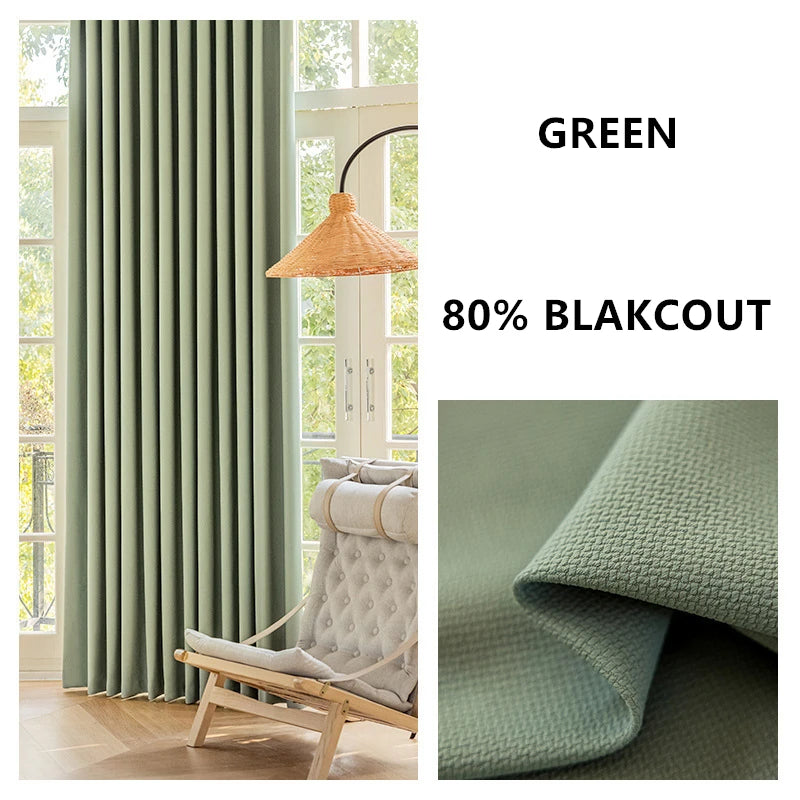 Rideau occultant jacquard double face 85 % pour salon et chambre
