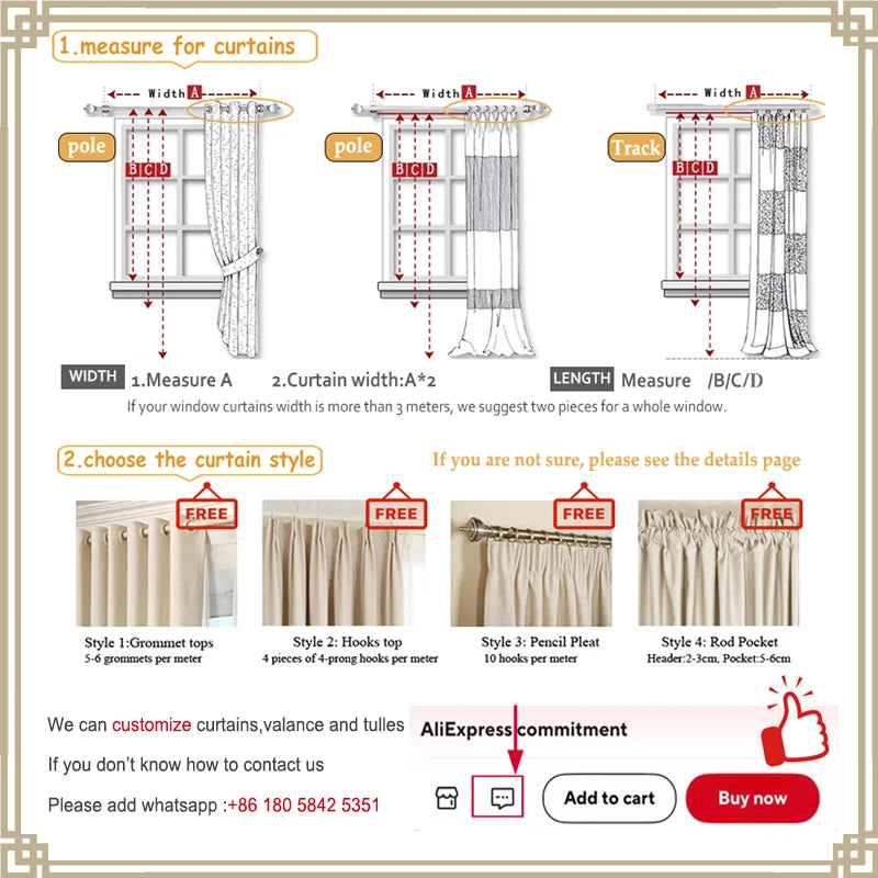 Rideau en voile brodé floral de luxe – Tulle translucide pour fenêtre