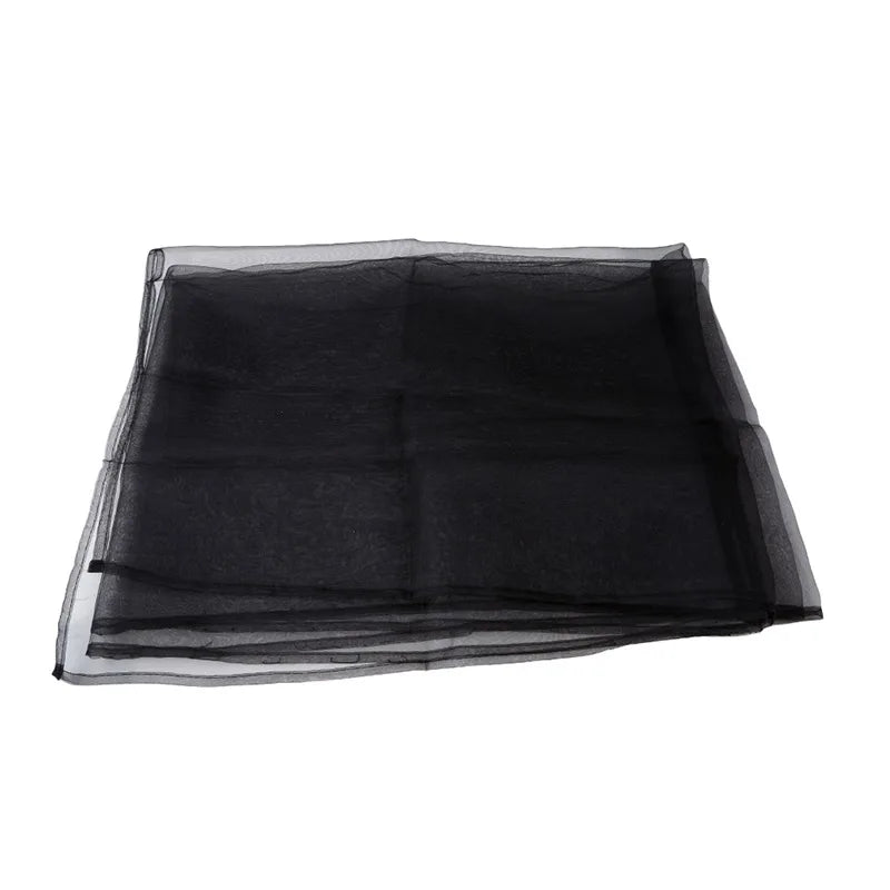 Rideau voilage transparent uni en polyester léger pour porte-fenêtre (100x200cm)