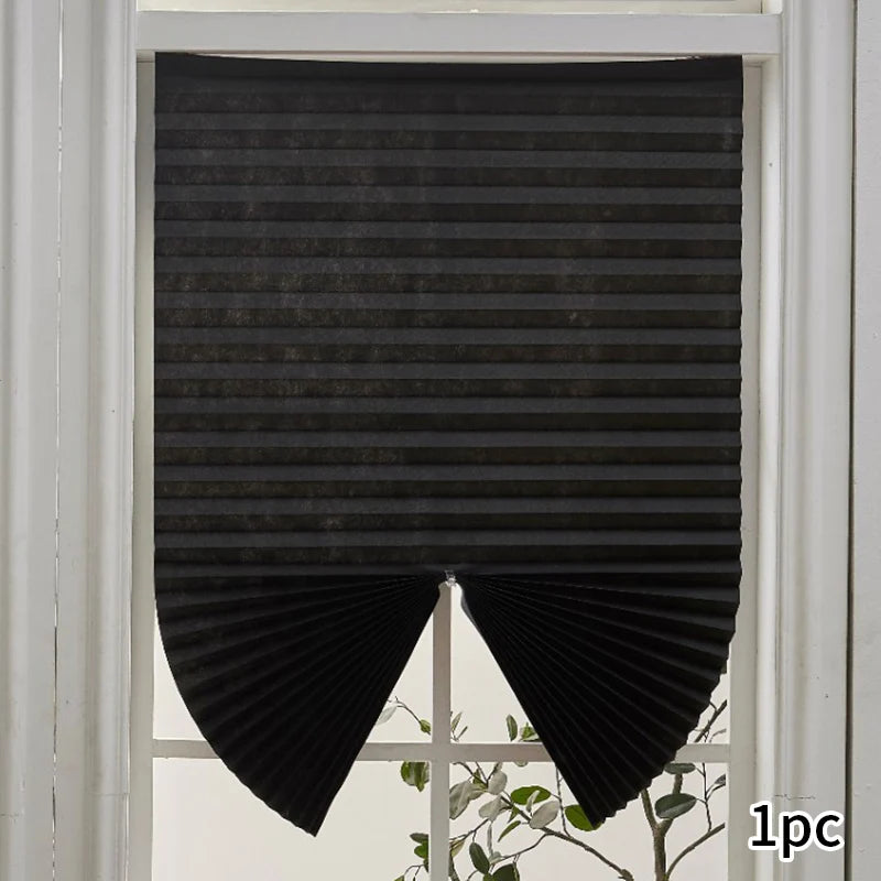 Store plissé auto-adhésif | Rideau occultant | Facile à installer | Filtrage de lumière ajustable