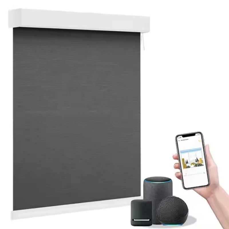 Store enrouleur motorisé 100% occultant | Télécommande | Contrôle Apple Homekit | Personnalisable