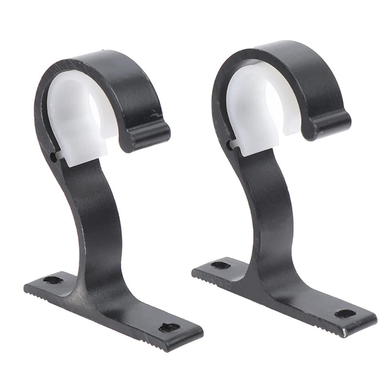Support de tringle à rideaux de plafond en aluminium (2 pièces)