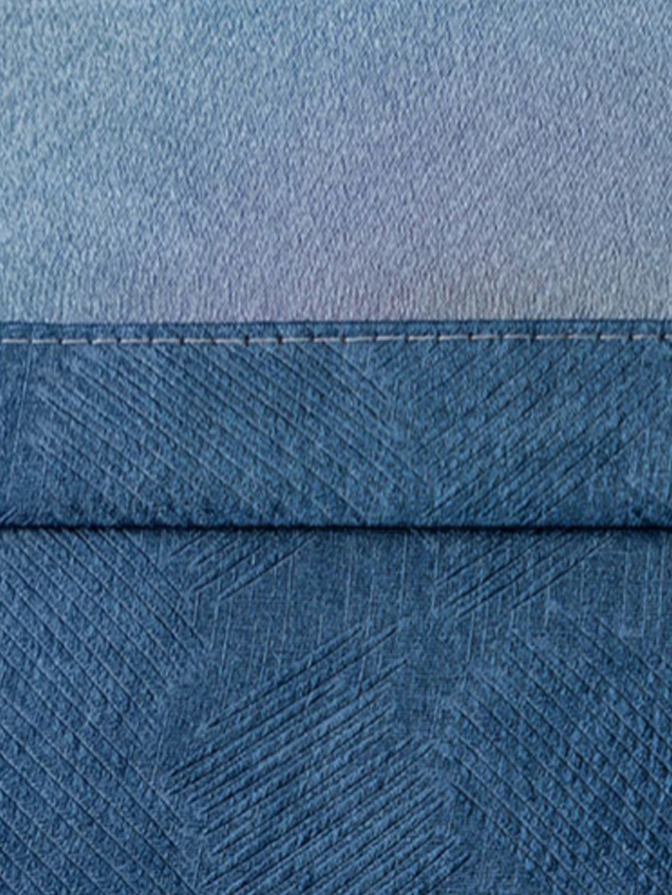 Rideau occultant bleu marine thermique en polyester pour salon et chambre