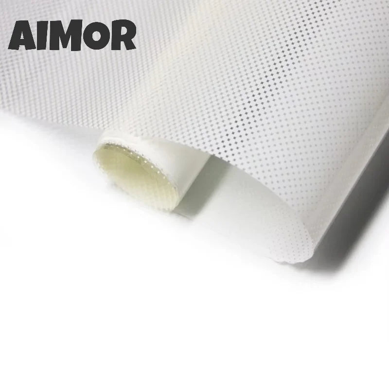Film de fenêtre adhésif semi-privatif blanc à points - Film décoratif pour vitrage, protection UV, isolation thermique