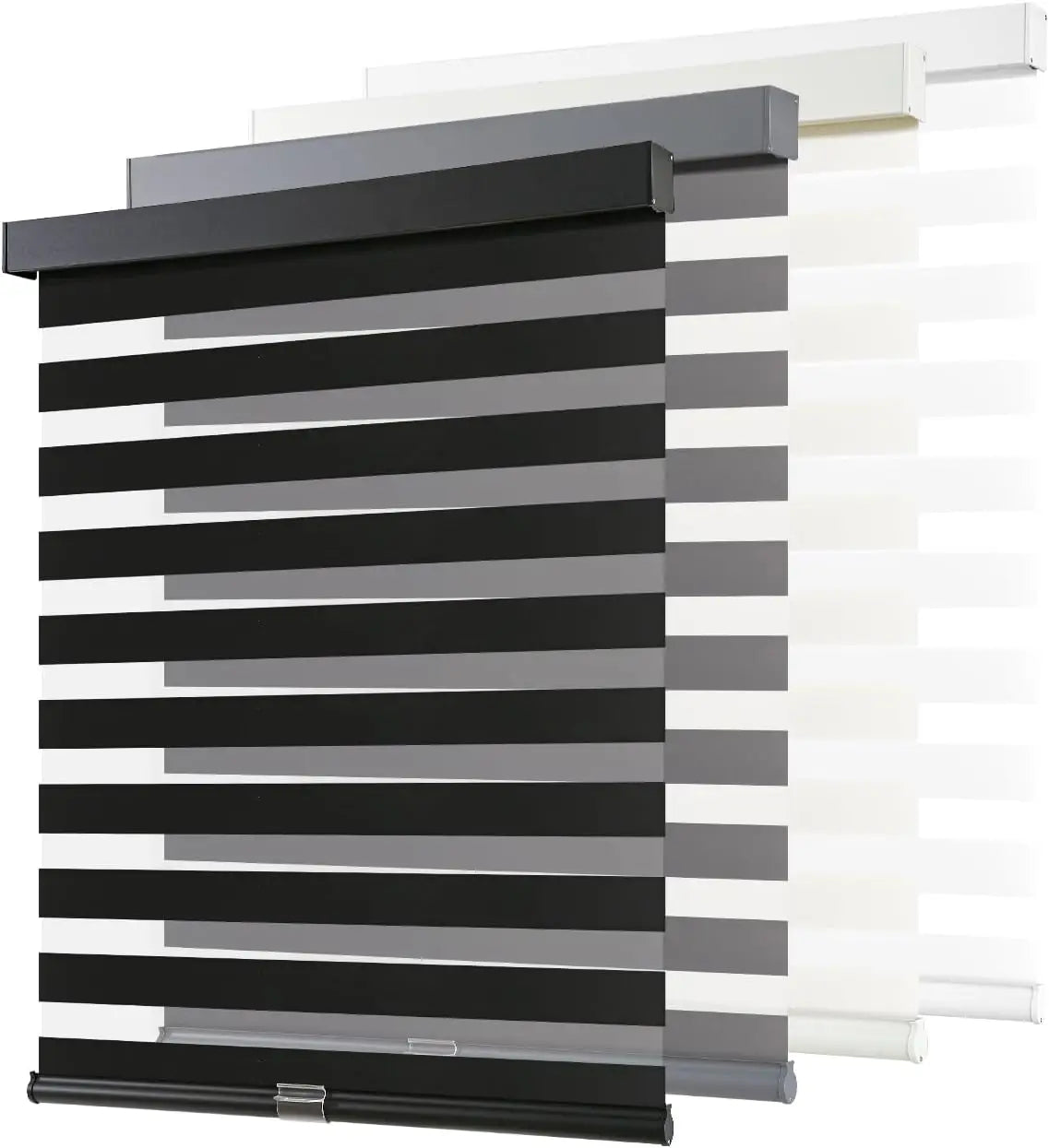 Store sans fil | Double couche | Filtrage de lumière et confidentialité | Facile à installer