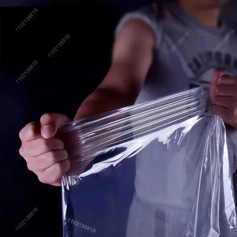 Bâche transparente étanche PE pour jardin – Couverture résistante à la pluie et au vent, protection des plantes, avec œillets