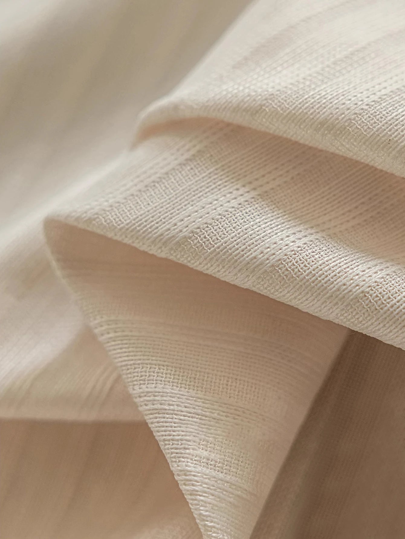 Rideau voilage tamisant jaune clair en polyester pour salon et balcon