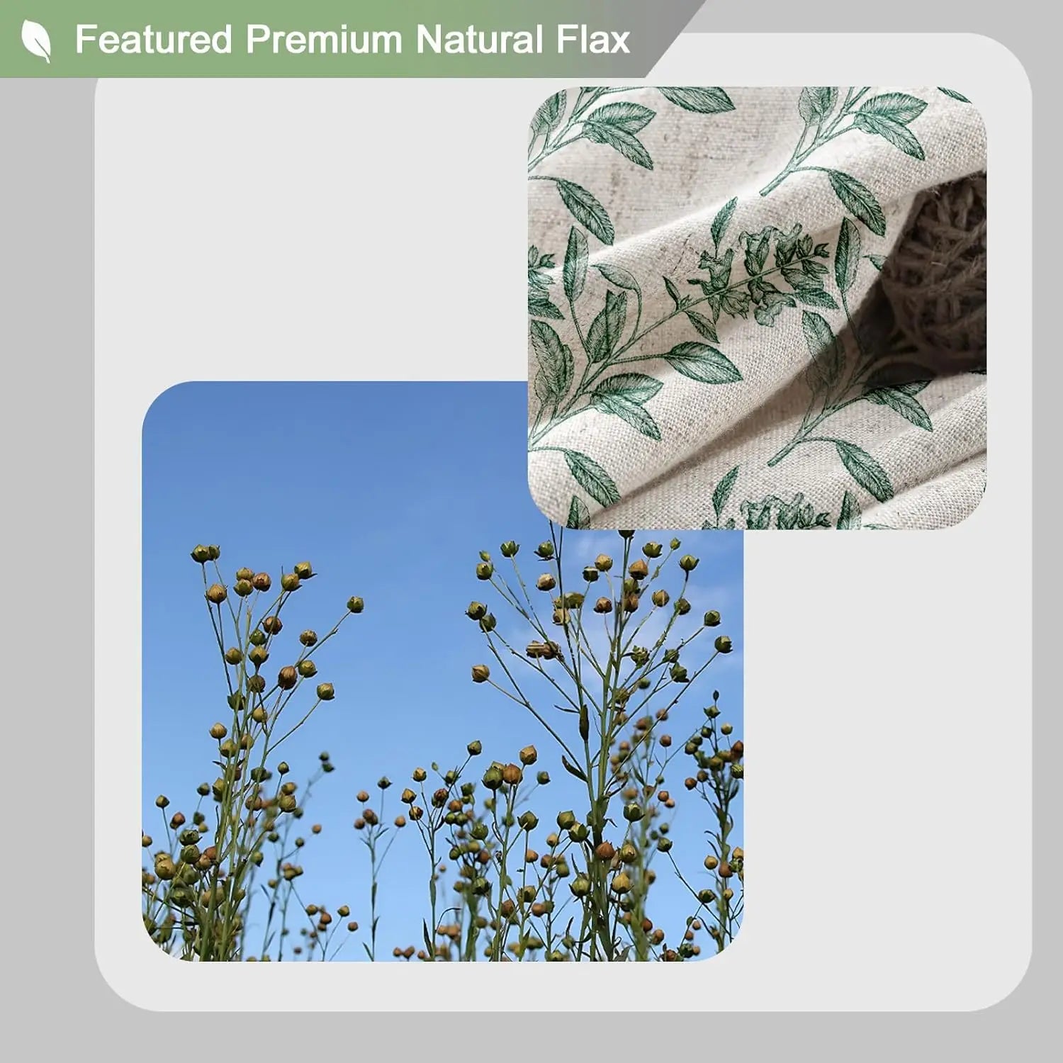 Rideau de douche vert motif floral imperméable style campagne