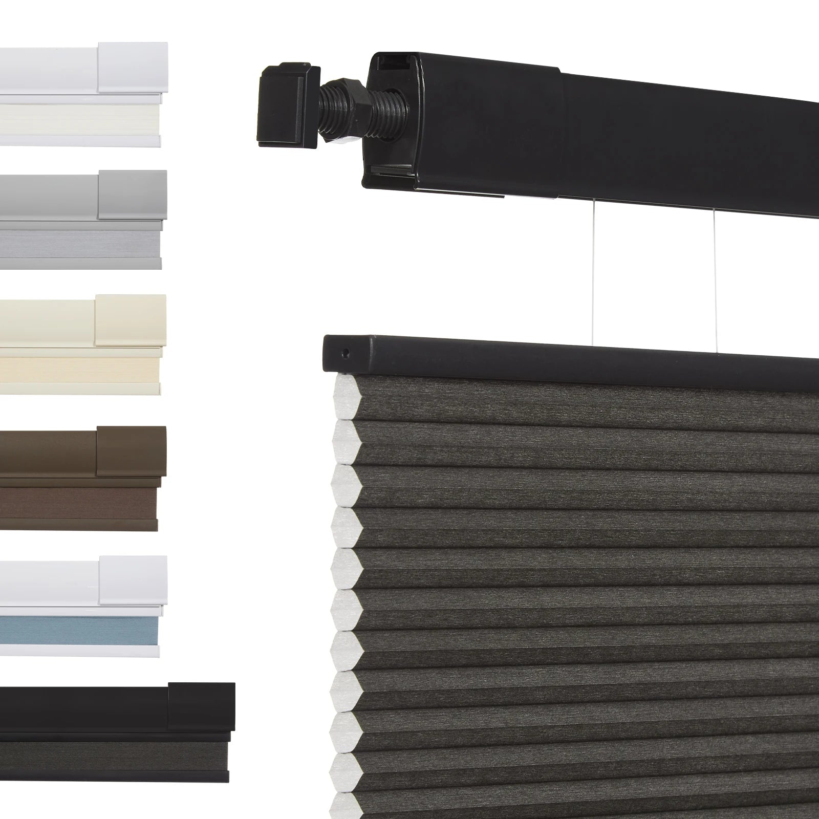 Stores cellulaires sans perçage – Isolation thermique et réduction du bruit, système sans cordon