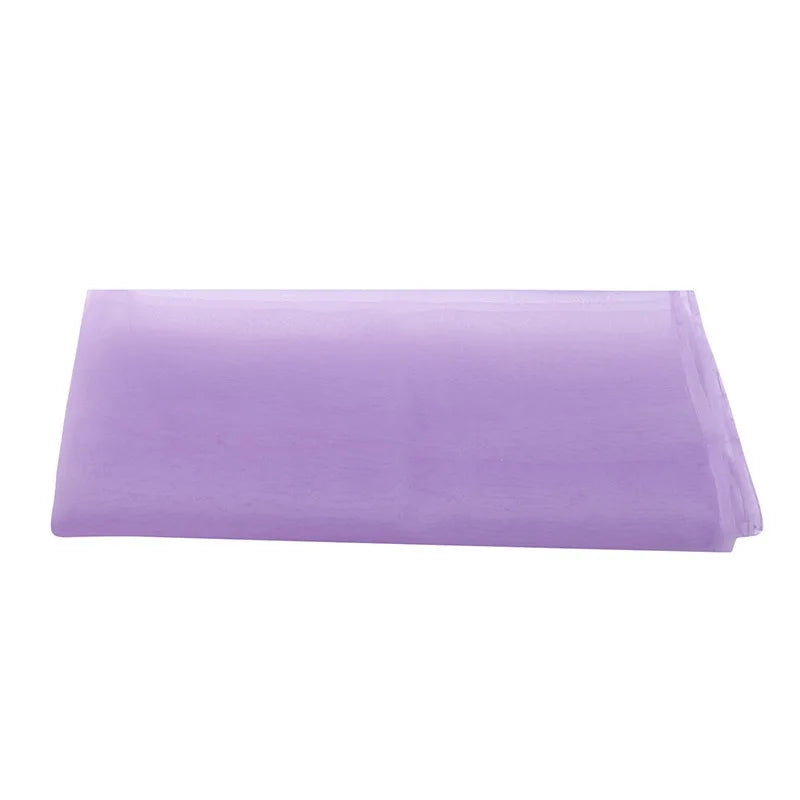 Rideau voilage transparent uni en polyester léger pour porte-fenêtre (100x200cm)