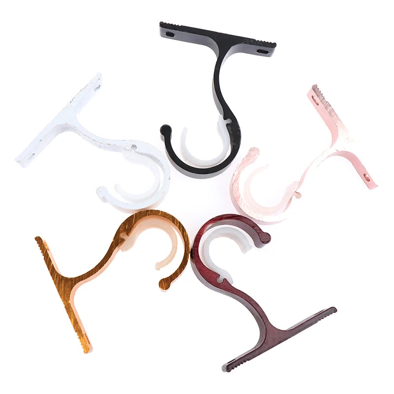 Support de tringle à rideaux de plafond en aluminium (2 pièces)
