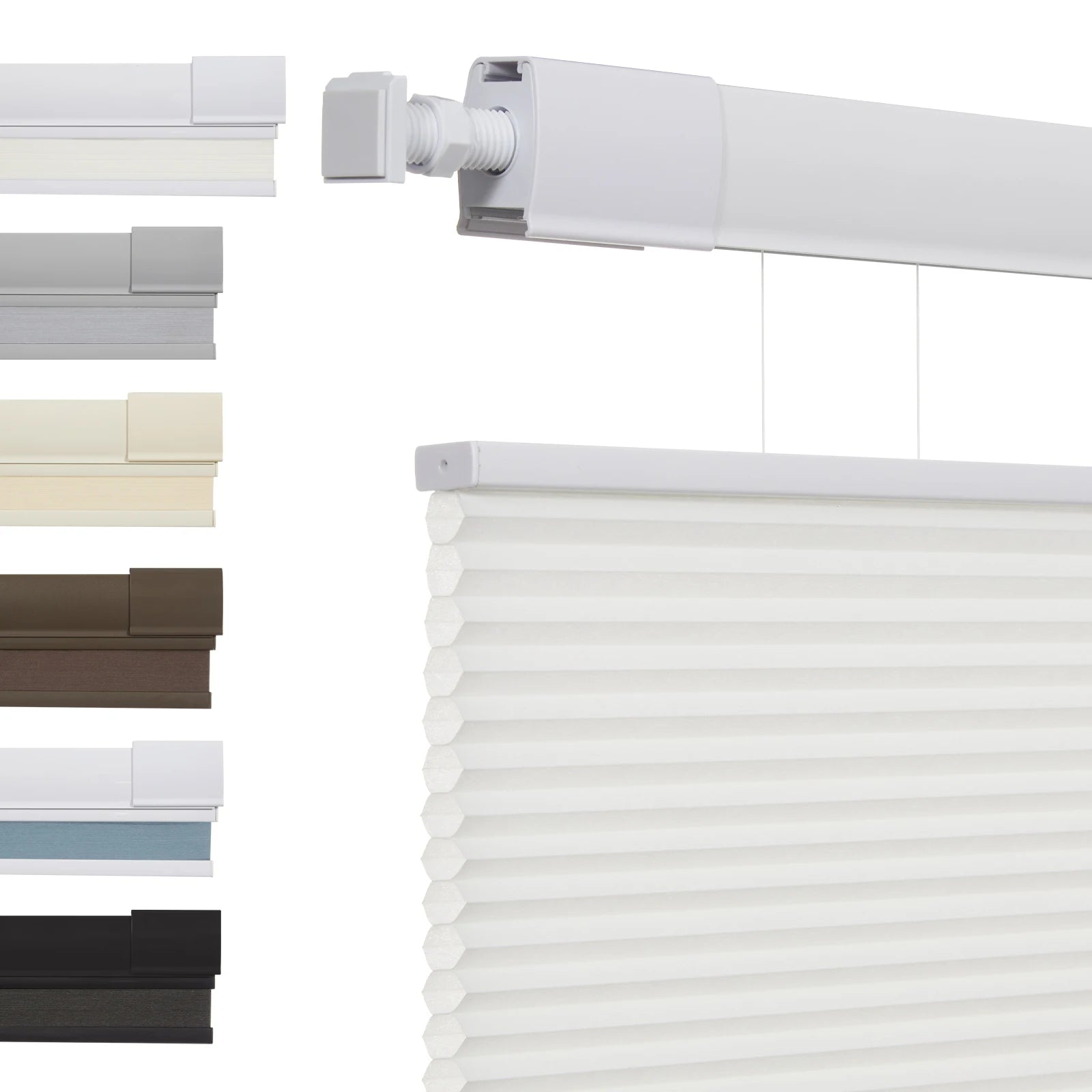 Stores cellulaires sans perçage – Isolation thermique et réduction du bruit, système sans cordon