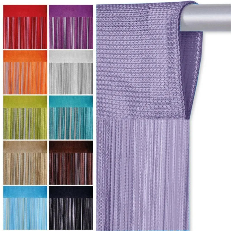 Rideau fils 100x200 cm en polyester