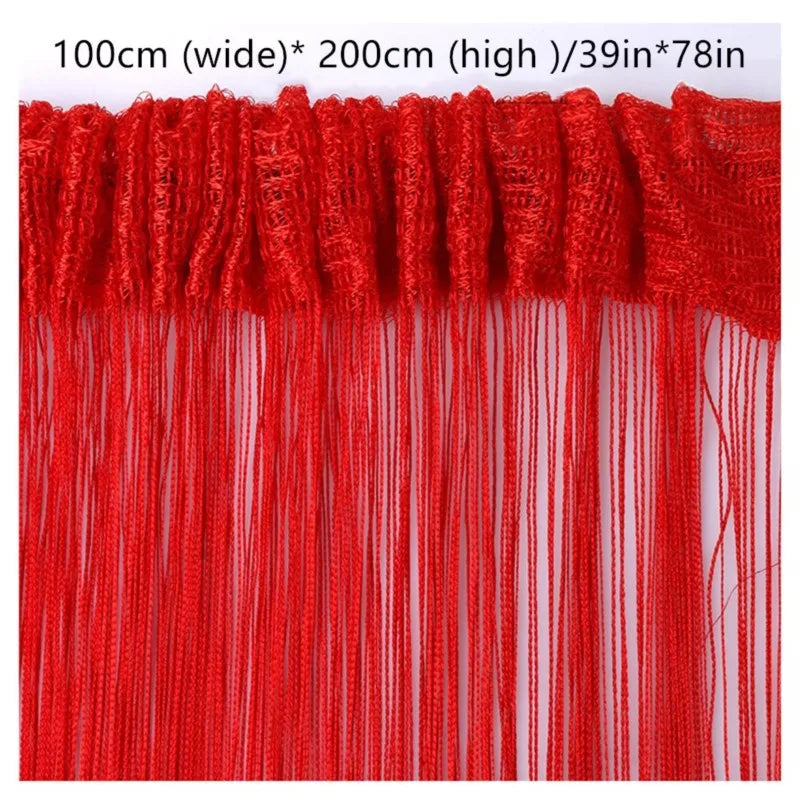 Rideau fils 100x200 cm en polyester
