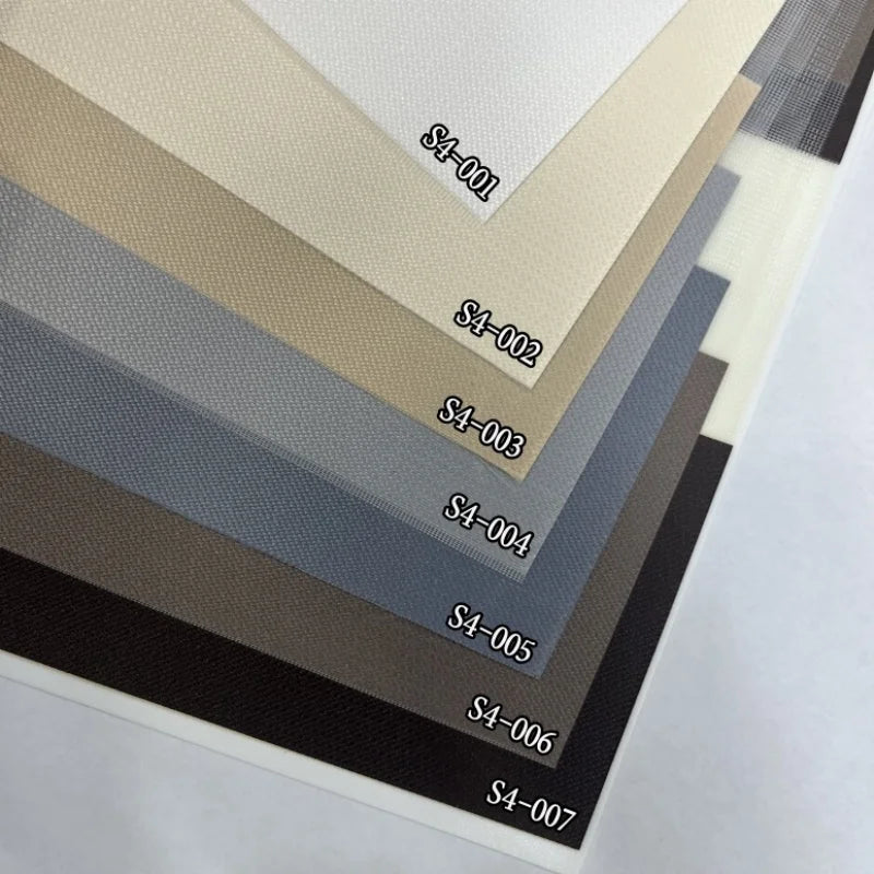 Store zébré manuel en tissu Picasso – Stores à ressorts, personnalisables, pour fenêtres françaises