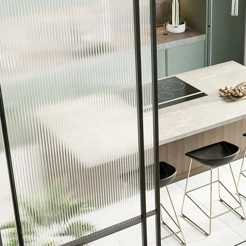 Film adhésif translucide pour vitres | Protection de la vie privée | Décoration moderne | Adhésion statique
