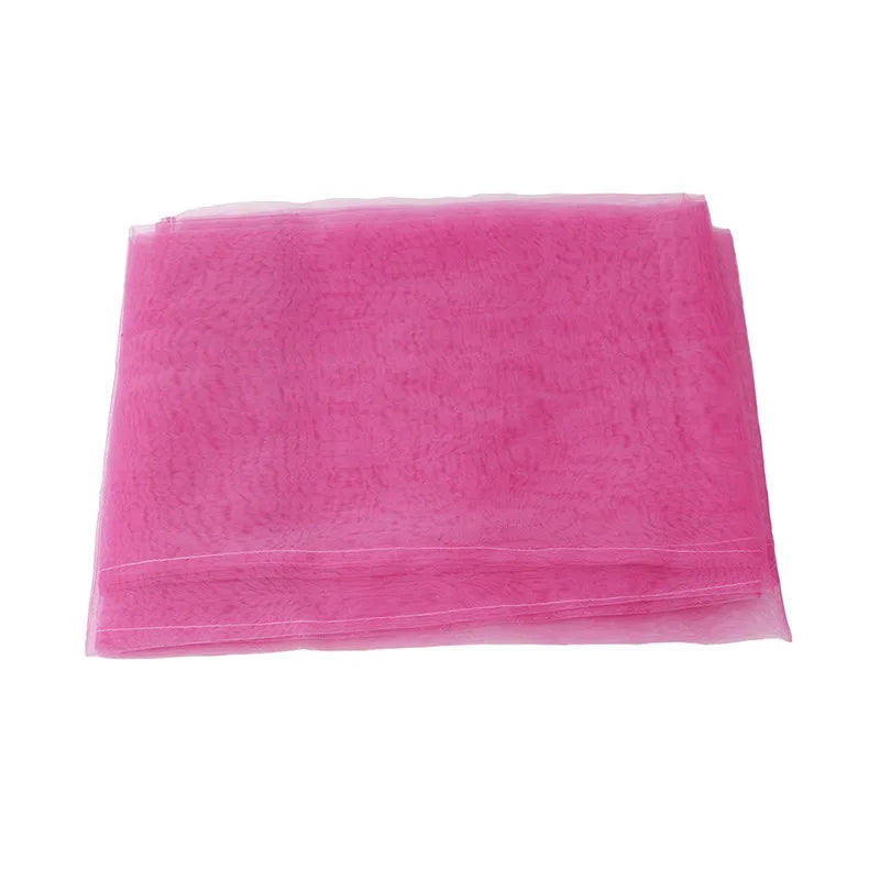 Rideau voilage transparent uni en polyester léger pour porte-fenêtre (100x200cm)
