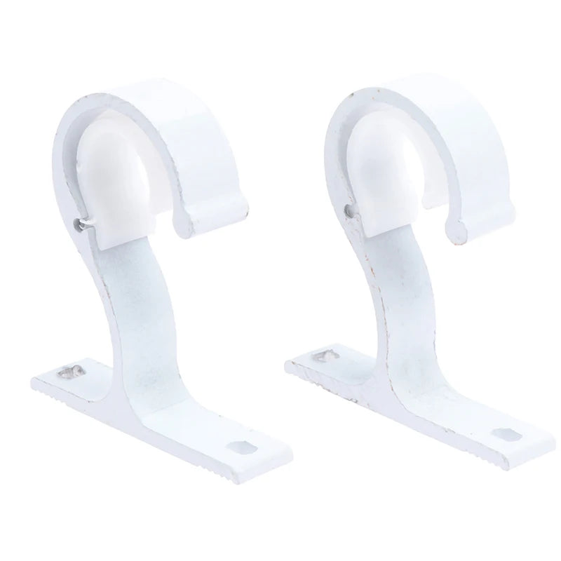 Support de tringle à rideaux de plafond en aluminium (2 pièces)