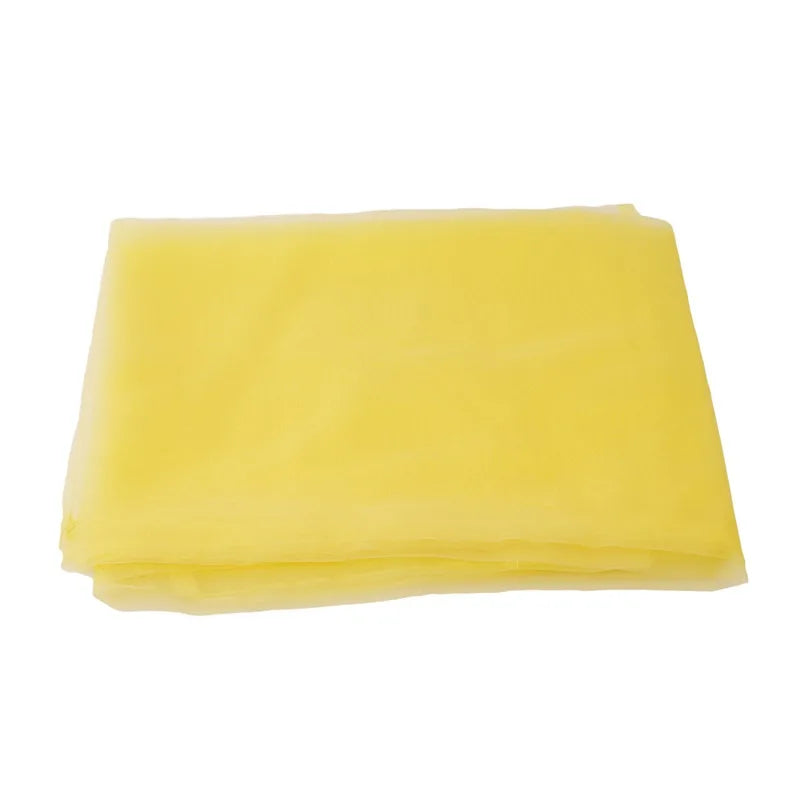 Rideau voilage transparent uni en polyester léger pour porte-fenêtre (100x200cm)