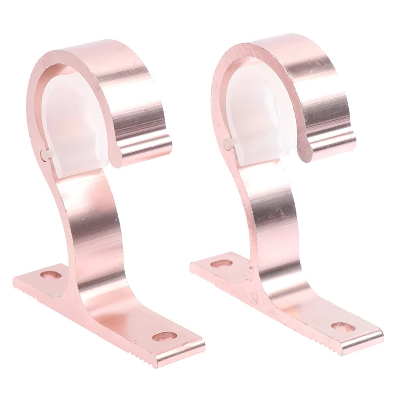 Support de tringle à rideaux de plafond en aluminium (2 pièces)