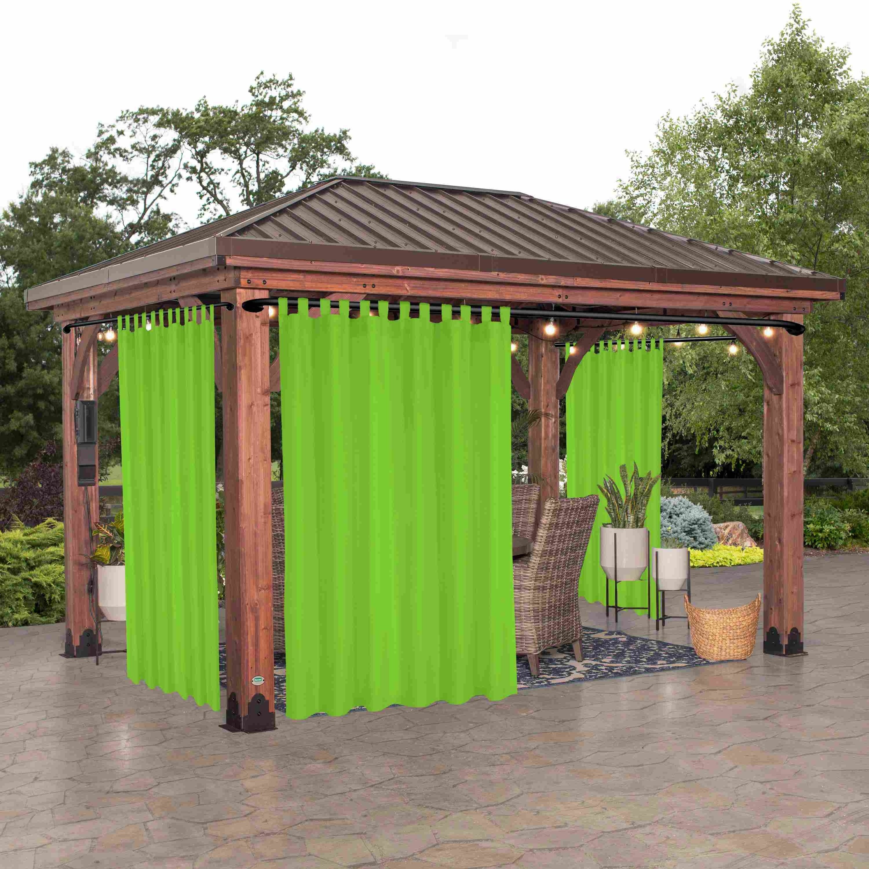 Rideau extérieur occultant pour pergola et terrasse – 1 panneau