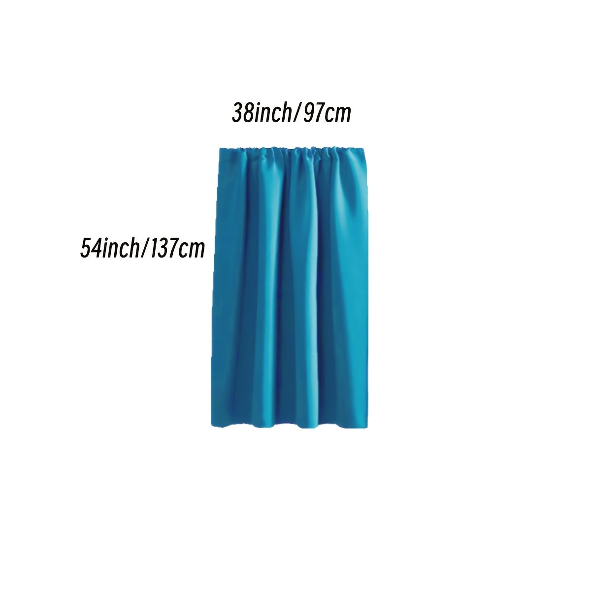 Rideau occultant thermique en polyester avec passage tringle, idéal salon et chambre