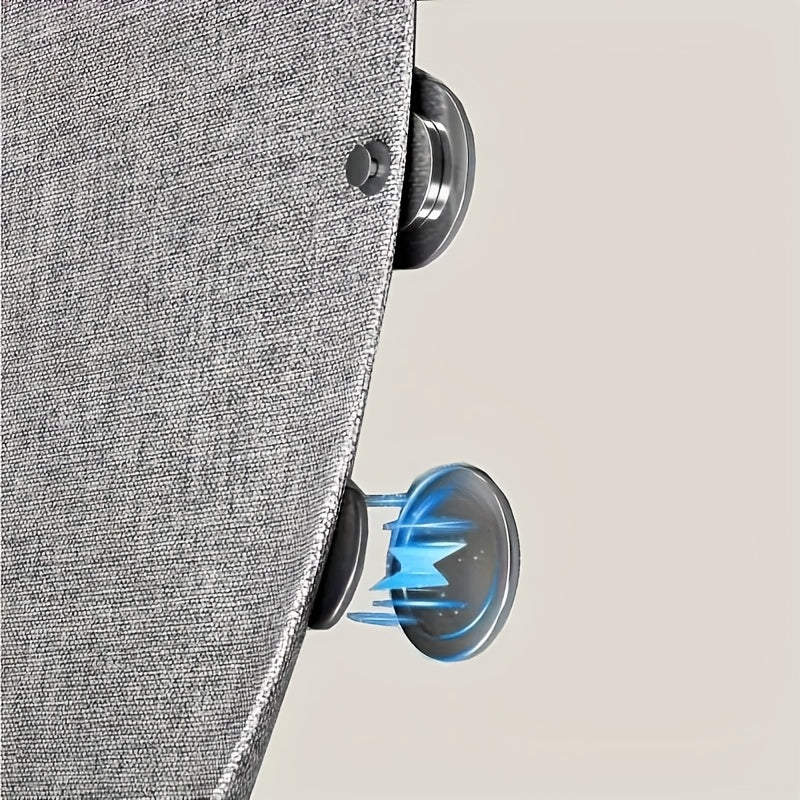 Rideau de porte magnétique en lin moderne isolant thermique toutes saisons