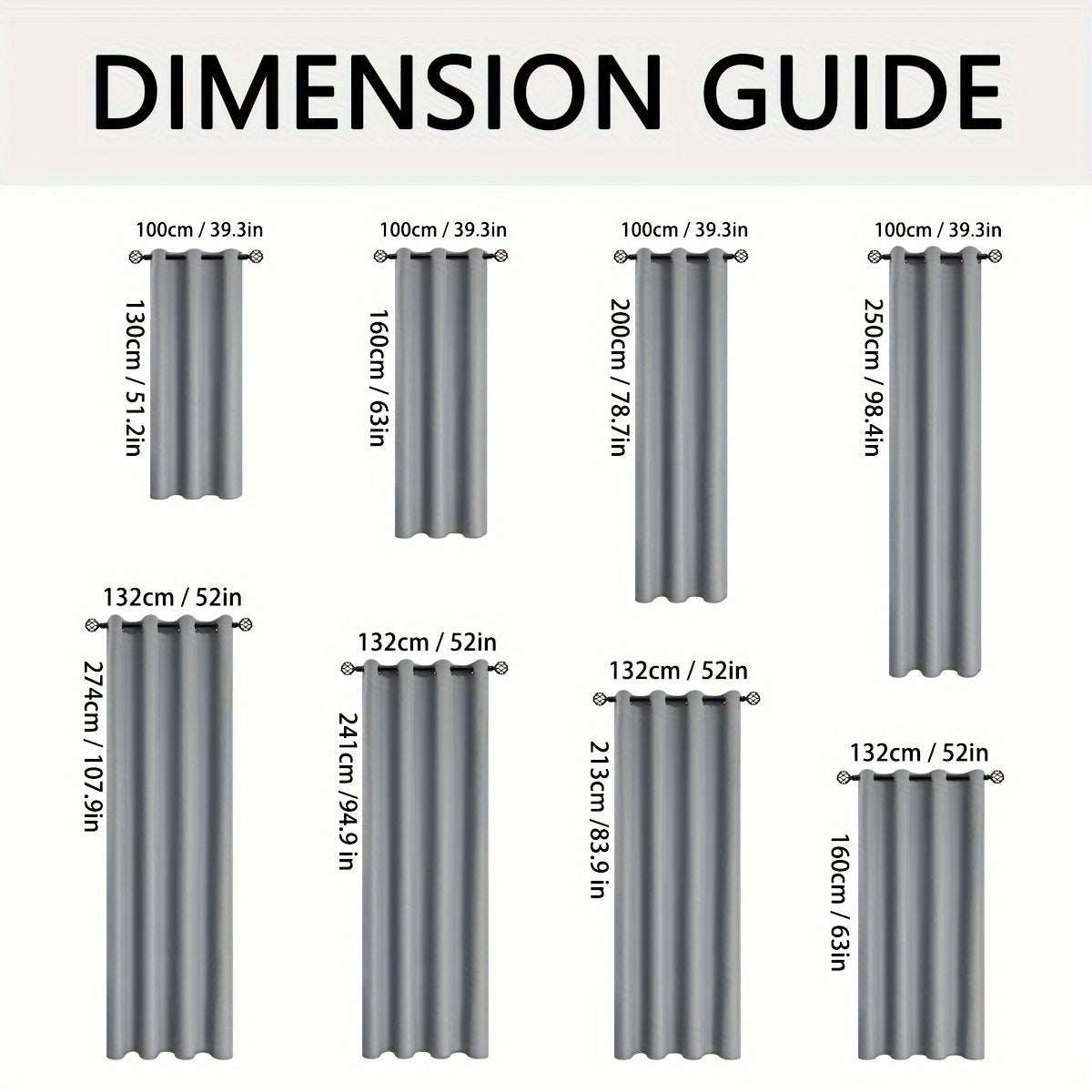Rideaux occultants thermiques avec œillets pour salon et chambre - 2 panneaux
