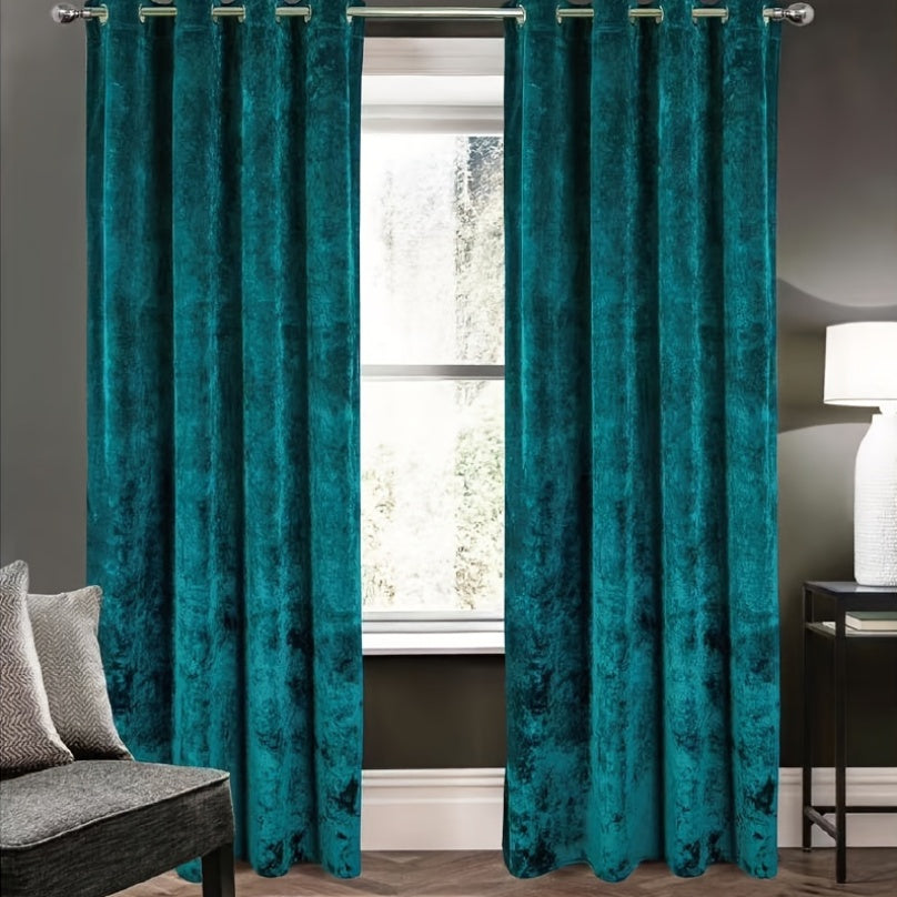 Rideau occultant en velours épais 140x260 cm pour chambre