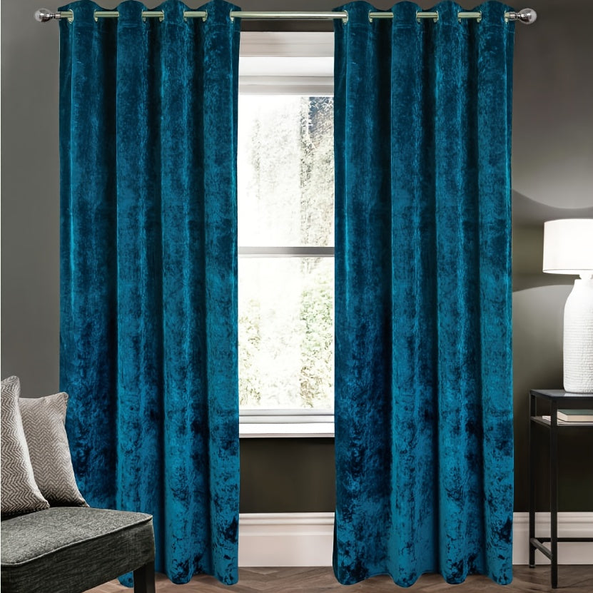 Rideau occultant en velours épais 140x260 cm pour chambre