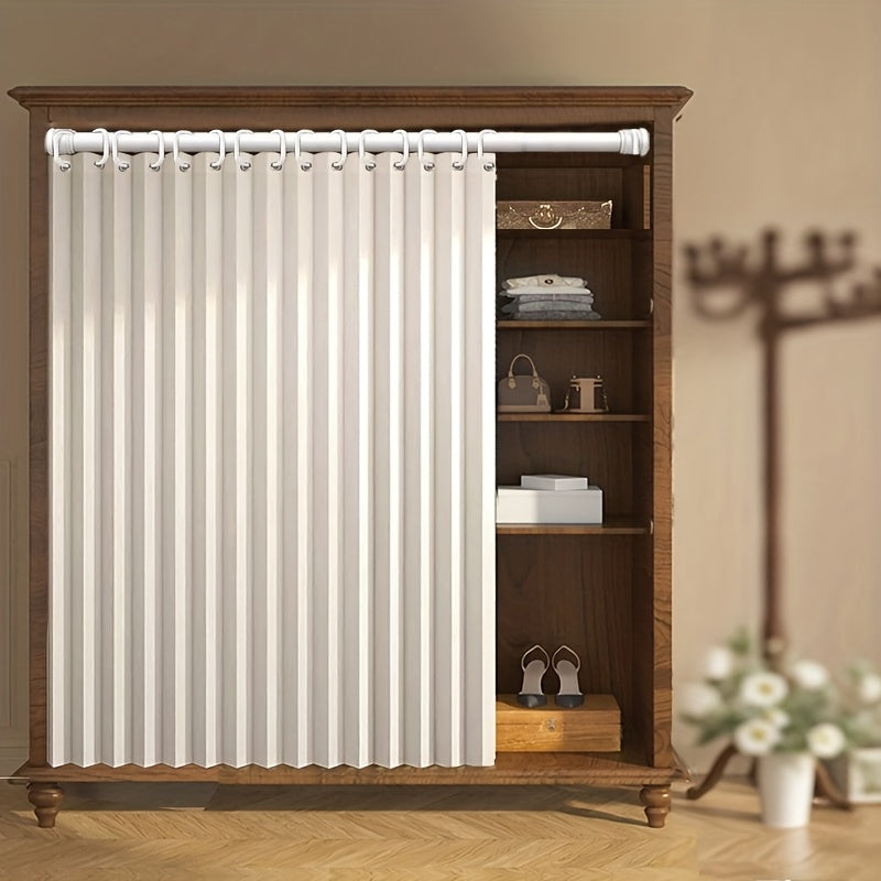 Rideau pliant occultant pour placard et dressing en polyester moderne (1 panneau)