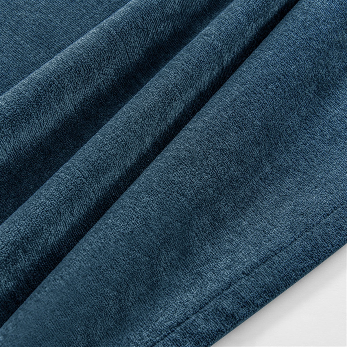 Rideaux en velours chenille épais à œillets pour salon (2 panneaux)