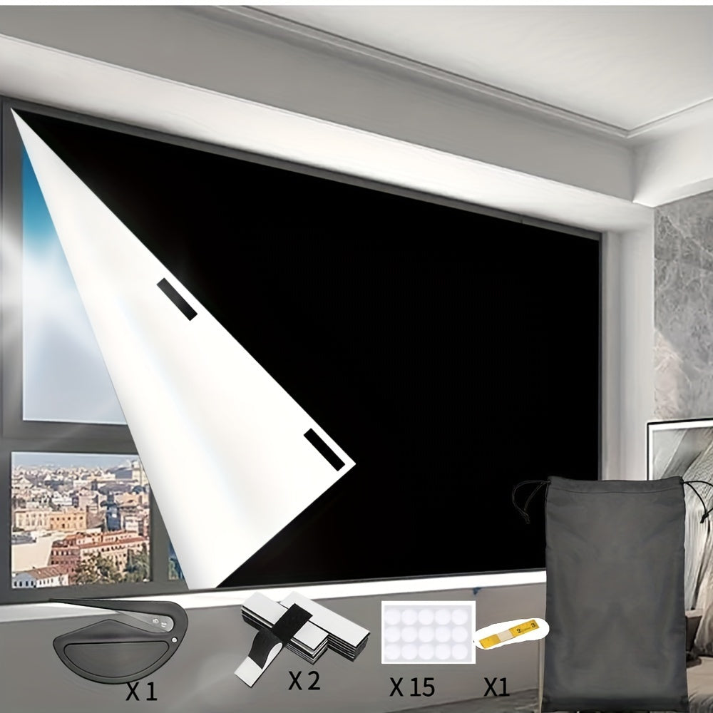 Rideau occultant portable 100 % blackout sans perçage, largeur 140 à 199 cm