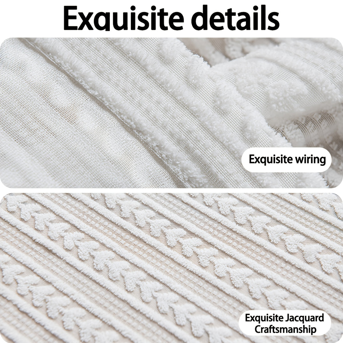 Rideau jacquard cœur tamisant auto-adhésif pour placard et petite fenê, hauteur moins de 160 cm