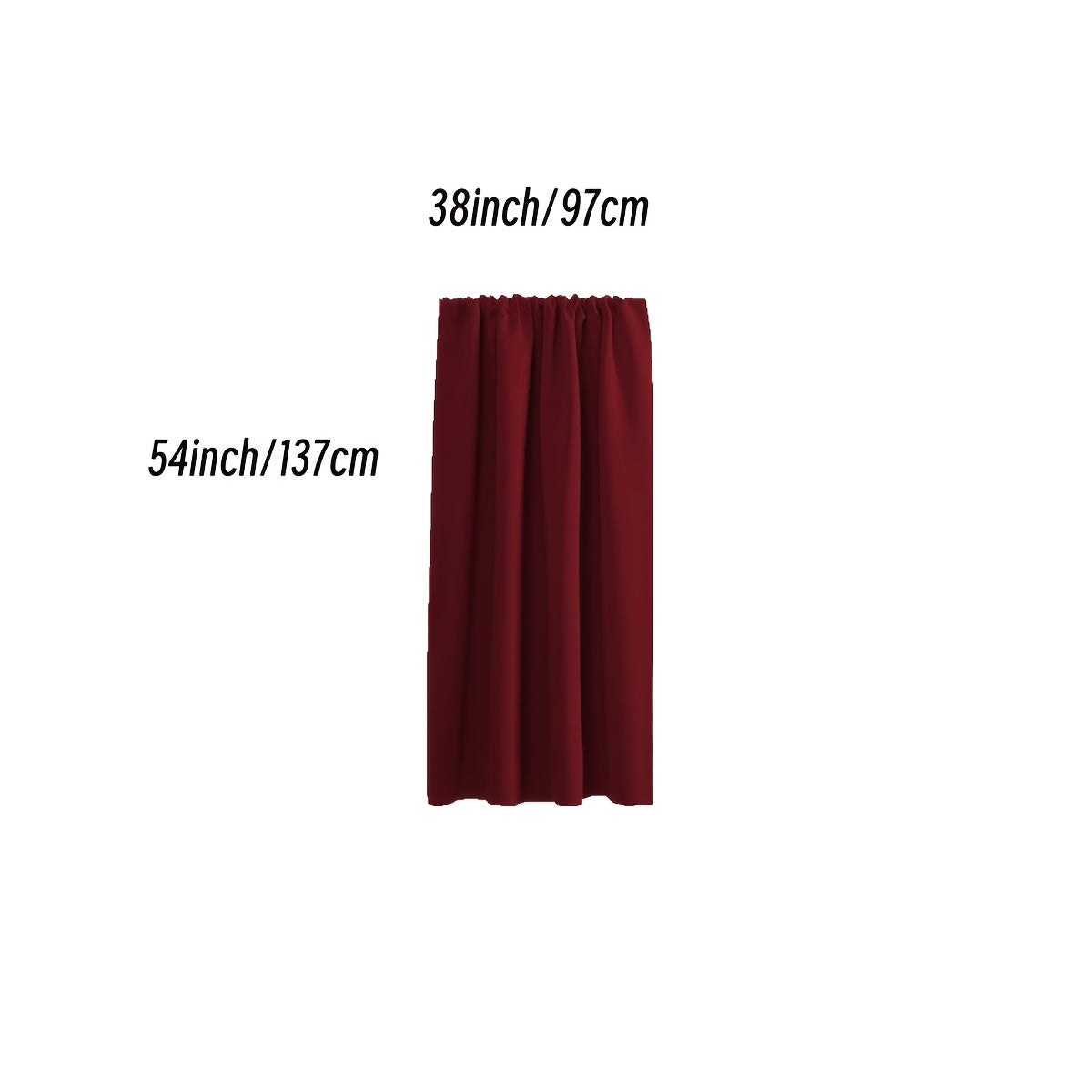 Rideau occultant thermique en polyester avec passage tringle, idéal salon et chambre