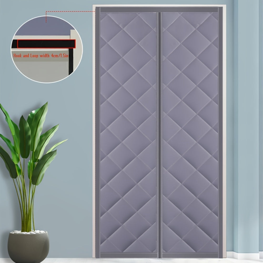Rideau thermique magnétique isolant hiver sans perçage pour porte et c, largeur moins de 100 cm