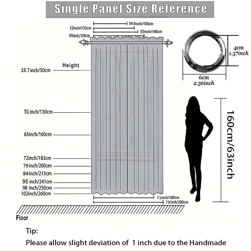 Rideau occultant enfant imprimé animaux en polyester (1 panneau), largeur 200 à 299 cm