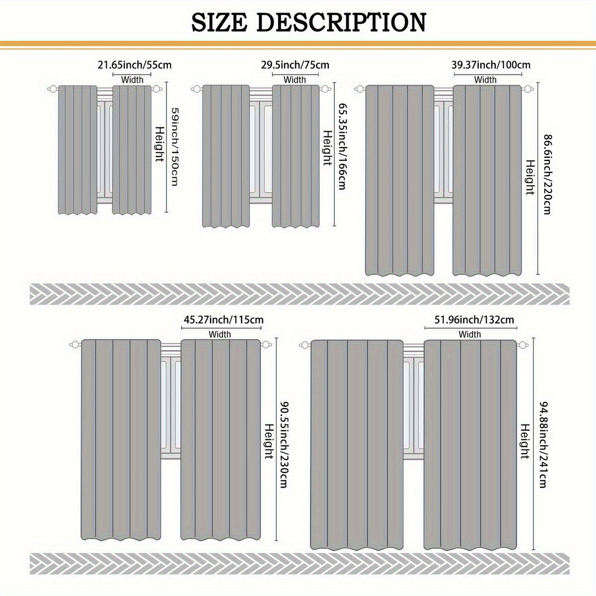 Rideau tamisant enfant à imprimé dinosaures en polyester (2 panneaux), hauteur 200 à 239 cm