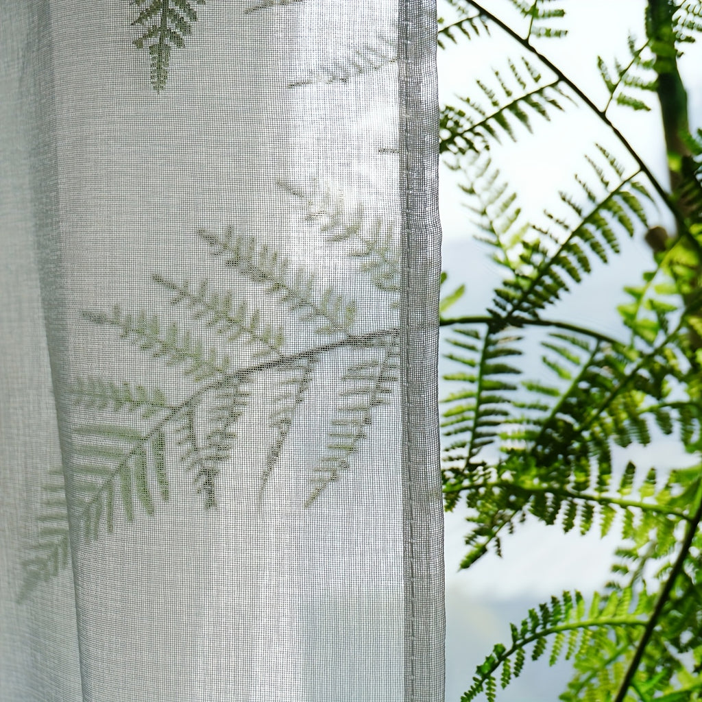 Rideau voilage grande largeur blanc semi-transparent pour baie vitrée, hauteur 200 à 239 cm