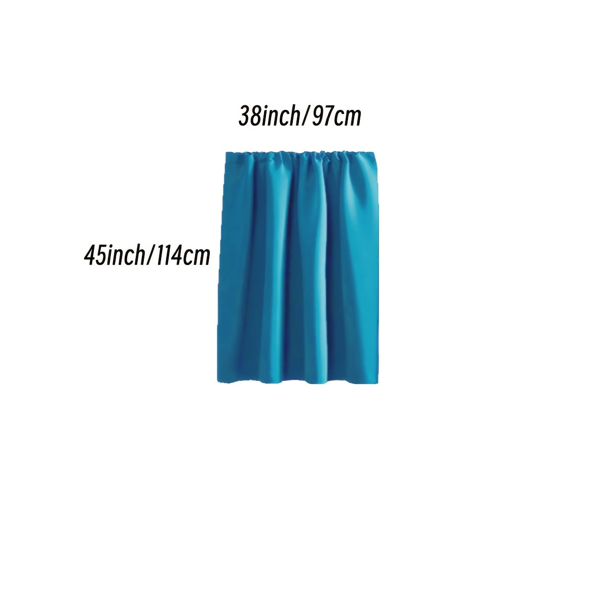 Rideau occultant thermique en polyester avec passage tringle, idéal salon et chambre